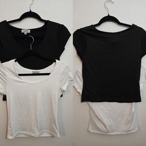 Faded Rose Super Soft Cropped Tee Bundle Medium